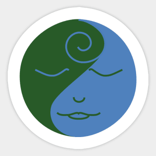 Tranquil Earth Sticker